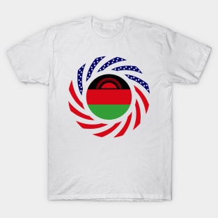 Malawian American Multinational Patriot Flag Series T-Shirt